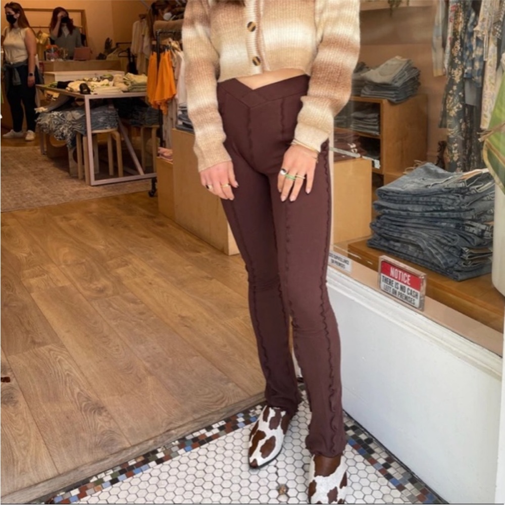 Isalis Leilani Lettuce Pants Black L - Picture 7 of 8